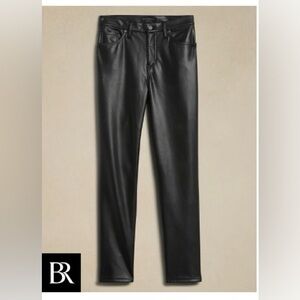 Vegan leather high rise slim pants. Size 8 petite, ordered wrong size. With tags
